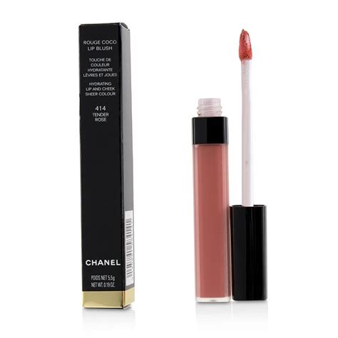 chanel rouge coco lip blush 414 tender rose